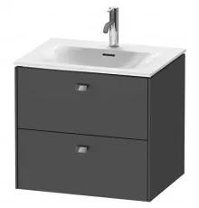 Тумба графит матовый 62 см Duravit Brioso BR431001049