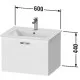 Приобрести Тумба каштан 60 см Duravit XBas XB603005353 в магазине сантехники Santeh-Crystal.ru