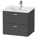 Тумба графит матовый 60 см Duravit XBase XB612004949 Тумба графит матовый 60 см Duravit XBase XB612004949