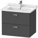 Тумба графит матовый 65 см Duravit XBase XB618504949 Тумба графит матовый 65 см Duravit XBase XB618504949