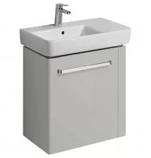 Тумба светло-серый глянец/светло-серый матовый 59 см Geberit Renova Compact 862066000