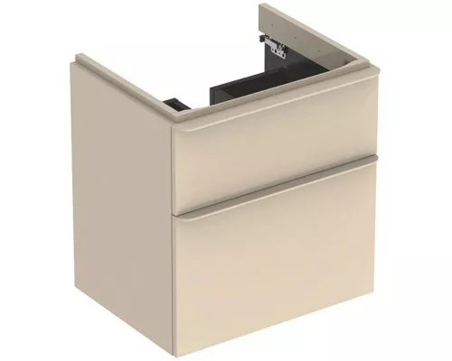 Приобрести Тумба песочный глянец 58,4 см Geberit Smyle Square 500.352.JL.1 в магазине сантехники Santeh-Crystal.ru