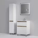Комплект мебели белый глянец 65 см Am.Pm X-Joy M85AFSX0652WG + M85AWCC0652WG + M91AMOX0653WG