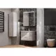 Приобрести Тумба с раковиной бетон/белый матовый 70 см Roca Ronda ZRU9303003 + 327471000 в магазине сантехники Santeh-Crystal.ru