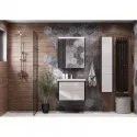 Комплект мебели белый глянец/антрацит 70 см Roca Ronda ZRU9302964 + 327471000 + ZRU9302969 Комплект мебели белый глянец/антрацит 70 см Roca Ronda ZRU9302964 + 327471000 + ZRU9302969