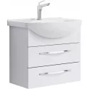 Тумба с раковиной белый глянец 66 см Aqwella Allegro Agr.01.06/2 + 4620008192475 Тумба с раковиной белый глянец 66 см Aqwella Allegro Agr.01.06/2 + 4620008192475