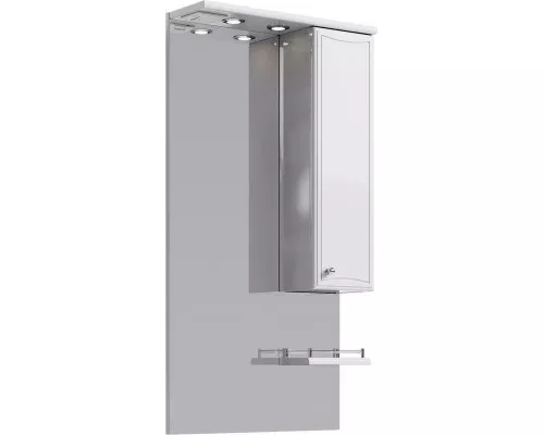 Приобрести Комплект мебели белый глянец 65,5 см Aqwella Barcelona Lux BA0106K + 4640021062296 + Ba.02.06 в магазине сантехники Santeh-Crystal.ru