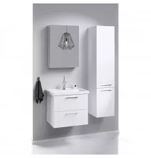 Комплект мебели белый глянец 60,5 см Aqwella Manchester MAN01062 + 4640021060773 + MC.04.06