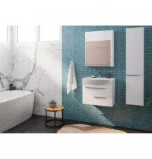 Комплект мебели белый глянец 65 см Акватон Беверли 1A235301BV010 + 1WH302501 + 1A237002BV010