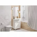 Комплект мебели белый глянец 60,5 см Акватон Фиджи 1A179601FG010 + 1WH110268 + 1A179502FG010 Комплект мебели белый глянец 60,5 см Акватон Фиджи 1A179601FG010 + 1WH110268 + 1A179502FG010