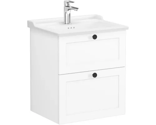 Заказать Тумба с раковиной белый матовый 60,5 см Vitra Root Classic 68848 в магазине сантехники Santeh-Crystal.ru