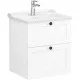 Заказать Тумба с раковиной белый матовый 60,5 см Vitra Root Classic 68848 в магазине сантехники Santeh-Crystal.ru