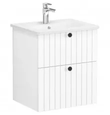 Тумба с раковиной белый матовый 60,5 см Vitra Root Groove 69415