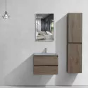 Комплект мебели темный дуб 60 см Vincea Luka VMC-2L600RO + VCB-13600G + VLM-2J600