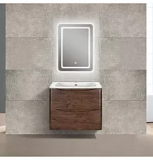 Комплект мебели темный дуб 59,4 см Vincea Paola VMC-2P600RW + VCB-2VP600W + VLM-2D550