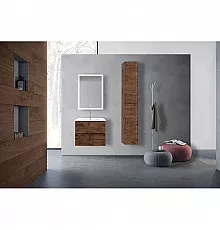 Комплект мебели темный дуб 61,5 см Vincea Mia VMC-2MC600RW + VBS-13960 + VLM-2B600