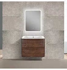 Комплект мебели темный дуб 59,4 см Vincea Vico VMC-2V600RW + VCB-2VP600W + VLM-2A685