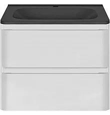 Тумба с раковиной белый глянец 59,4 см Vincea Vico VMC-2V600GW + VCB-2VP600B