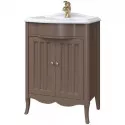 Тумба шоколад матовый 59 см Caprigo Marsel 33810-TP809