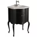 Тумба черный матовый 60,6 см Caprigo Bourget 11010-B042