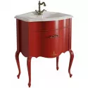 Тумба красный матовый 70,6 см Caprigo Bourget 11011-B014