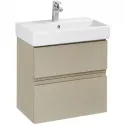 Тумба с раковиной капучино 60 см Roca Oleta A857639515 + 3274C400Y