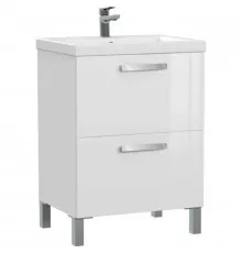 Тумба белый глянец 58,5 см Cersanit Melar 64128