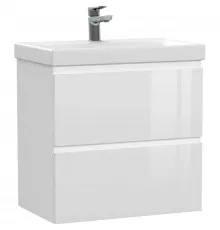Тумба белый глянец 58,5 см Cersanit Moduo Slim 64125