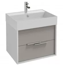 Тумба белый/серый титан матовый 59,9 см Jacob Delafon Vivienne EB1583-N18-M54