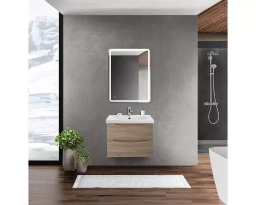 Купить Тумба Rovere Bianco 56,4 см BelBagno Marino MARINO-CER-600-2C-SO-WO-P в магазине сантехники Santeh-Crystal.ru