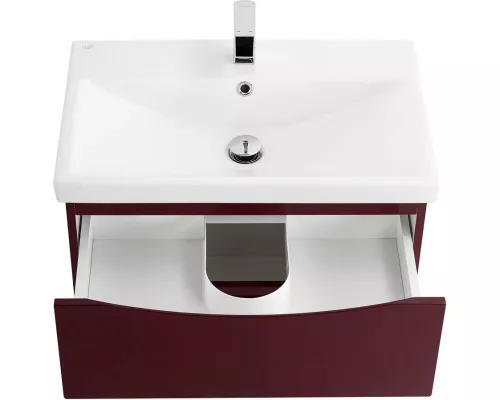 Приобрести Тумба Bordo Lucido 66,4 см BelBagno Marino MARINO-CER-700-2C-SO-BRDL-P в магазине сантехники Santeh-Crystal.ru