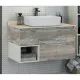 Заказать Тумба с раковиной дуб бежевый 90 см Comforty Прага 00004137445 в магазине сантехники Santeh-Crystal.ru