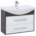 Тумба белый глянец/дуб кантербери 82,5 см Aquanet Остин 00200908 Тумба белый глянец/дуб кантербери 82,5 см Aquanet Остин 00200908