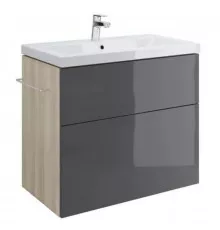 Тумба серый/ясень 79 см Cersanit Smart SU-SMA-CO80/Gr