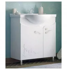 Тумба белый глянец 81 см Corozo Венеция SD-00000345