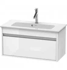 Тумба белый глянец 80 см Duravit Ketho KT642302222
