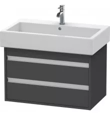 Тумба графит матовый 75 см Duravit Ketho KT663704949