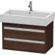 Приобрести Тумба каштан 75 см Duravit Ketho KT663705353 в магазине сантехники Santeh-Crystal.ru