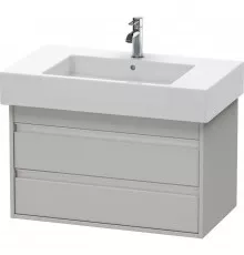 Тумба бетонно-серый матовый 80 см Duravit Ketho KT664000707
