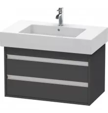 Тумба графит матовый 80 см Duravit Ketho KT664004949