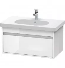 Тумба белый глянец 80 см Duravit Ketho KT666702222