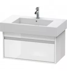Тумба белый глянец 80 см Duravit Ketho KT669002222