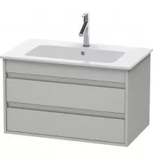 Тумба бетонно-серый матовый 80 см Duravit Ketho KT642900707