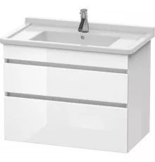 Тумба белый глянец 80 см Duravit DuraStyle DS648802222