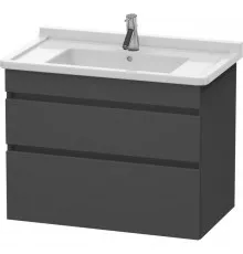 Тумба графит матовый 80 см Duravit DuraStyle DS648804949