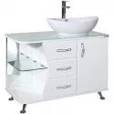 Тумба с раковиной белый глянец 91 см Bellezza Рио 4633615141019 + 4620008193823 Тумба с раковиной белый глянец 91 см Bellezza Рио 4633615141019 + 4620008193823