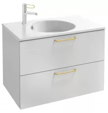 Тумба белый матовый 80 см Jacob Delafon Odeon Rive Gauche EB2522-R8-M49