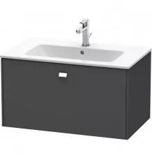 Тумба графит матовый 82 см Duravit Brioso BR400201049