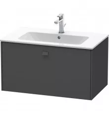 Тумба графит матовый 82 см Duravit Brioso BR400204949