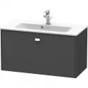 Тумба графит матовый 82 см Duravit Brioso BR401101049 Тумба графит матовый 82 см Duravit Brioso BR401101049